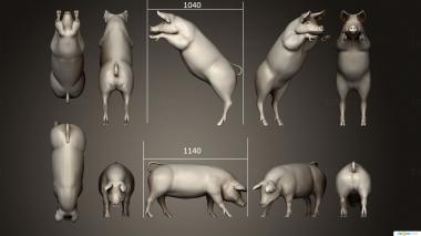 Animals (JV_0170) 3D model for CNC machine