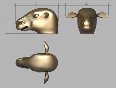 Animals (JV_0177) 3D model for CNC machine