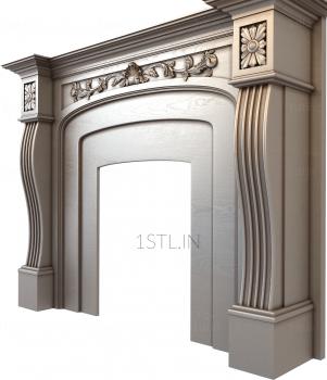 Fireplaces (KM_0035) 3D model for CNC machine