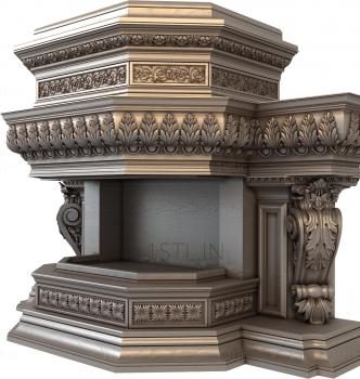 Fireplaces (KM_0042) 3D model for CNC machine