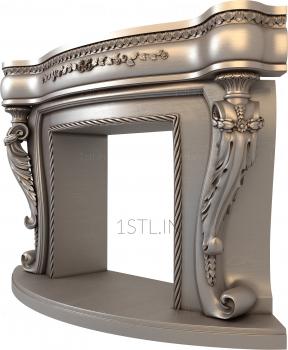 Fireplaces (KM_0113) 3D model for CNC machine