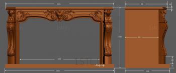 Fireplaces (KM_0117) 3D model for CNC machine