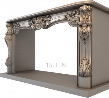 Fireplaces (KM_0117) 3D model for CNC machine