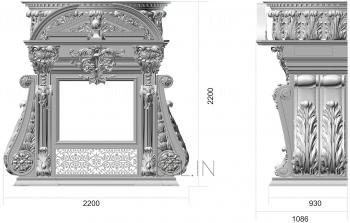 Fireplaces (KM_0130) 3D model for CNC machine