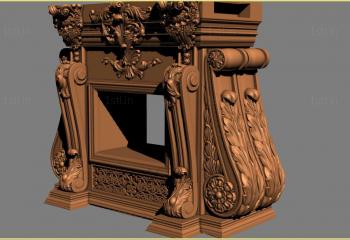 Fireplaces (KM_0130) 3D model for CNC machine