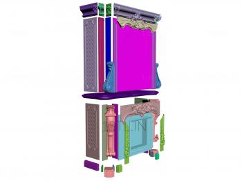 चिमनियों (KM_0131) सीएनसी मशीन के लिए 3D मॉडल