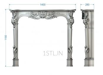 Fireplaces (KM_0148) 3D model for CNC machine