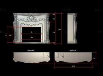 Fireplaces (KM_0155) 3D model for CNC machine