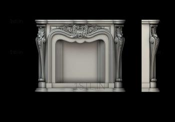 Fireplaces (KM_0163) 3D model for CNC machine