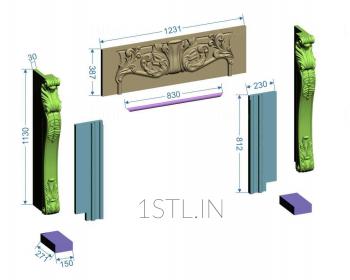 Fireplaces (KM_0166) 3D model for CNC machine