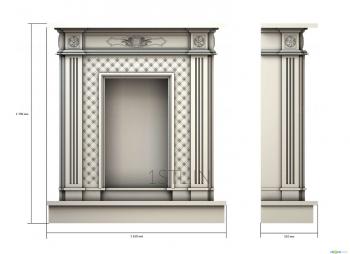 Fireplaces (KM_0177) 3D model for CNC machine