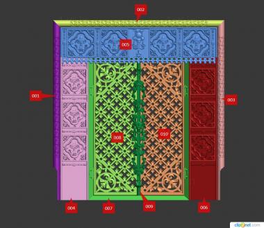 Fireplaces (KM_0240) 3D model for CNC machine