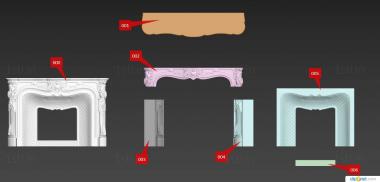 Fireplaces (KM_0250) 3D model for CNC machine