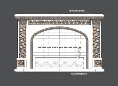 Fireplaces (KM_0253) 3D model for CNC machine