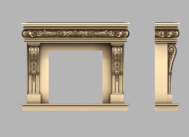 Fireplaces (KM_0255) 3D model for CNC machine