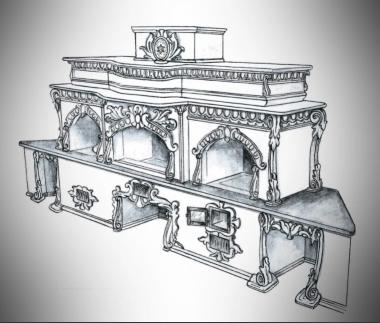 Fireplaces (KM_0260) 3D model for CNC machine