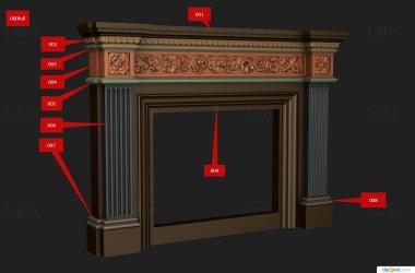 Fireplaces (KM_0264) 3D model for CNC machine