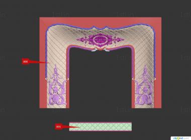 Fireplaces (KM_0267) 3D model for CNC machine