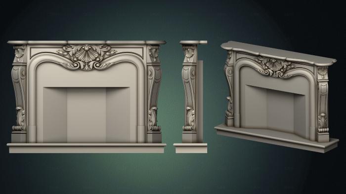 Fireplaces (KM_0269) 3D model for CNC machine