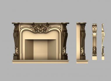 Fireplaces (KM_0269) 3D model for CNC machine