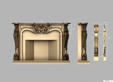 Fireplaces (KM_0269) 3D model for CNC machine