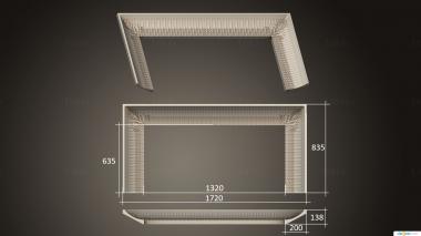 चिमनियों (KM_0284) सीएनसी मशीन के लिए 3D मॉडल