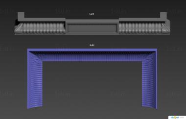 चिमनियों (KM_0284) सीएनसी मशीन के लिए 3D मॉडल