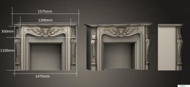 Fireplaces (KM_0290) 3D model for CNC machine