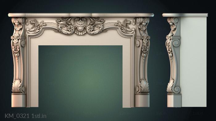 चिमनियों (KM_0321) सीएनसी मशीन के लिए 3D मॉडल