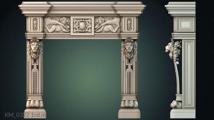 चिमनियों (KM_0322) सीएनसी मशीन के लिए 3D मॉडल