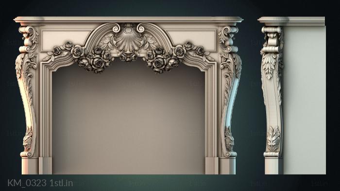 चिमनियों (KM_0323) सीएनसी मशीन के लिए 3D मॉडल