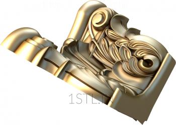 Chapiters (KP_0068) 3D model for CNC machine