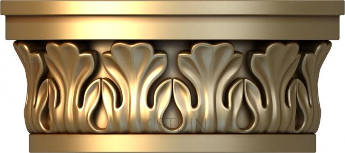 Chapiters (KP_0413-3) 3D model for CNC machine