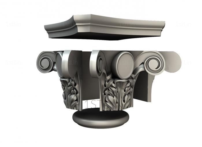 Chapiters (KP_0499) 3D model for CNC machine