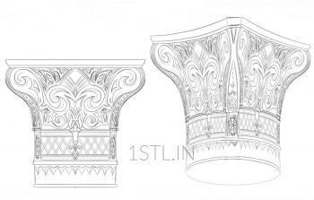 Chapiters (KP_0557) 3D model for CNC machine