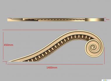 Chapiters (KP_0655) 3D model for CNC machine