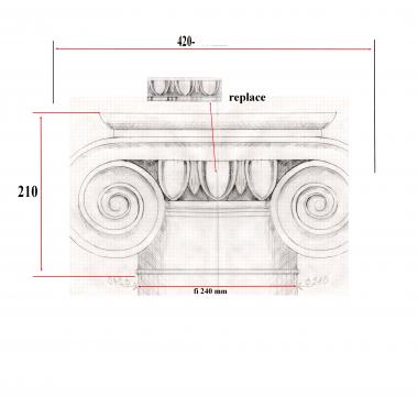 Chapiters (KP_0655) 3D model for CNC machine