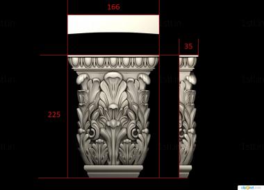 Chapiters (KP_0667) 3D model for CNC machine