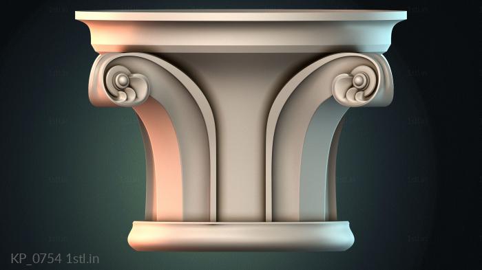 Chapiters (KP_0754) 3D model for CNC machine