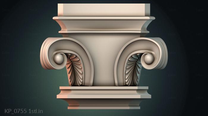 Chapiters (KP_0755) 3D model for CNC machine