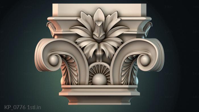 Chapiters (KP_0776) 3D model for CNC machine