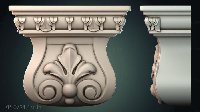 Chapiters (KP_0791) 3D model for CNC machine