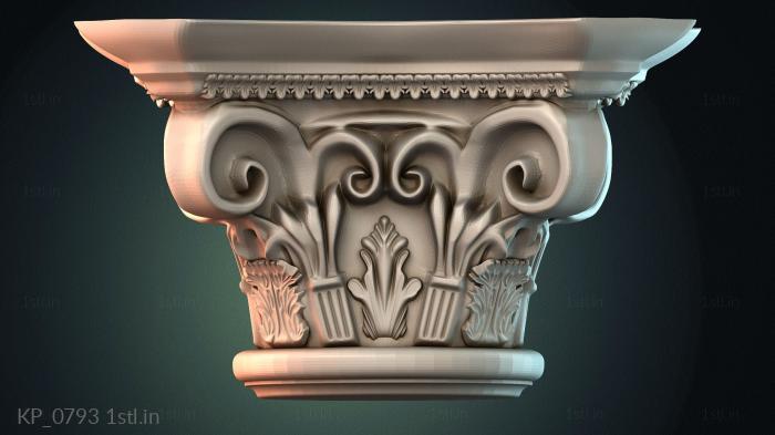 Chapiters (KP_0793) 3D model for CNC machine
