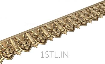 Cornice (KRN_0006) 3D model for CNC machine