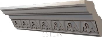 Cornice (KRN_0035) 3D model for CNC machine