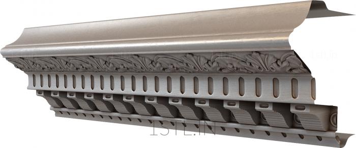 Cornice (KRN_0046) 3D model for CNC machine