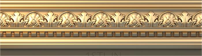 Cornice (KRN_0048) 3D model for CNC machine