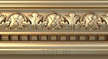 Cornice (KRN_0048) 3D model for CNC machine