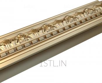 Cornice (KRN_0048) 3D model for CNC machine