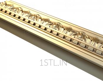 Cornice (KRN_0048) 3D model for CNC machine